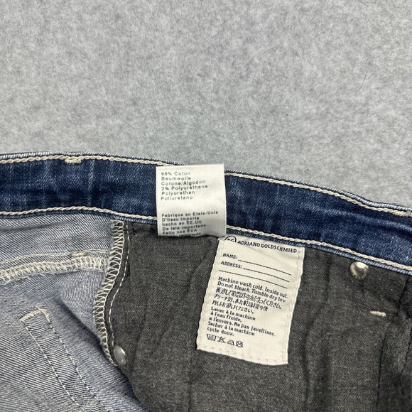 Adriano Goldschmied Women's The Stilt Crop Cigarette Crop Jeans Size 31 - Picture 9 of 9